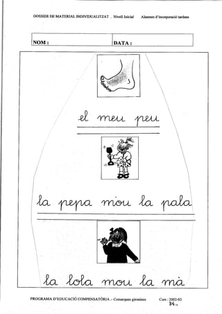 Lletres   dossier de material individualitzat 1