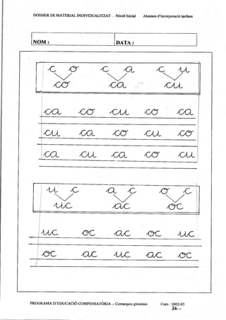 Lletres   dossier de material individualitzat 1