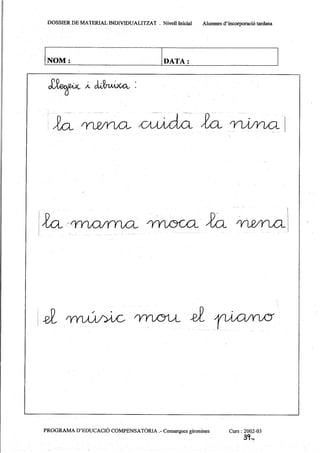 Lletres   dossier de material individualitzat 1