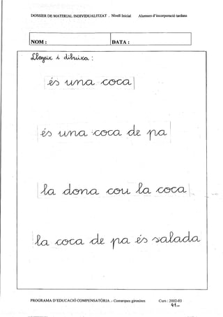 Lletres   dossier de material individualitzat 1