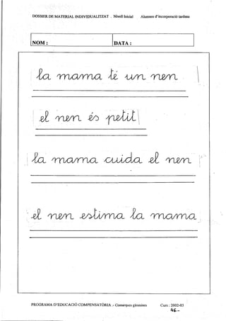 Lletres   dossier de material individualitzat 1