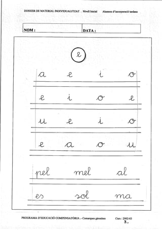 Lletres   dossier de material individualitzat 1