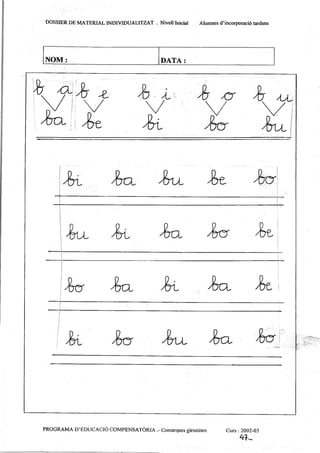 Lletres   dossier de material individualitzat 1