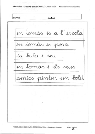 Lletres   dossier de material individualitzat 1