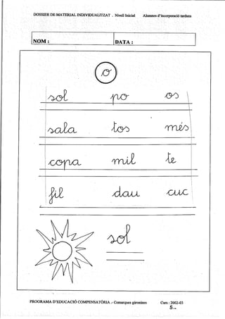 Lletres   dossier de material individualitzat 1