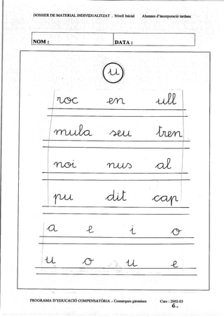 Lletres   dossier de material individualitzat 1