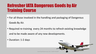 IATA Dangerous Goods By Air Training Courses | PPTX