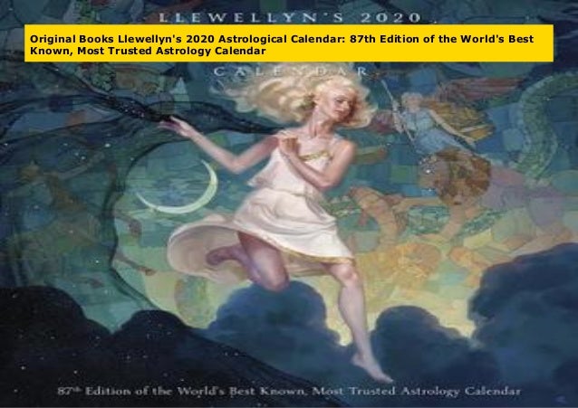 Original Books Llewellyn's 2020 Astrological Calendar: 87th Edition of