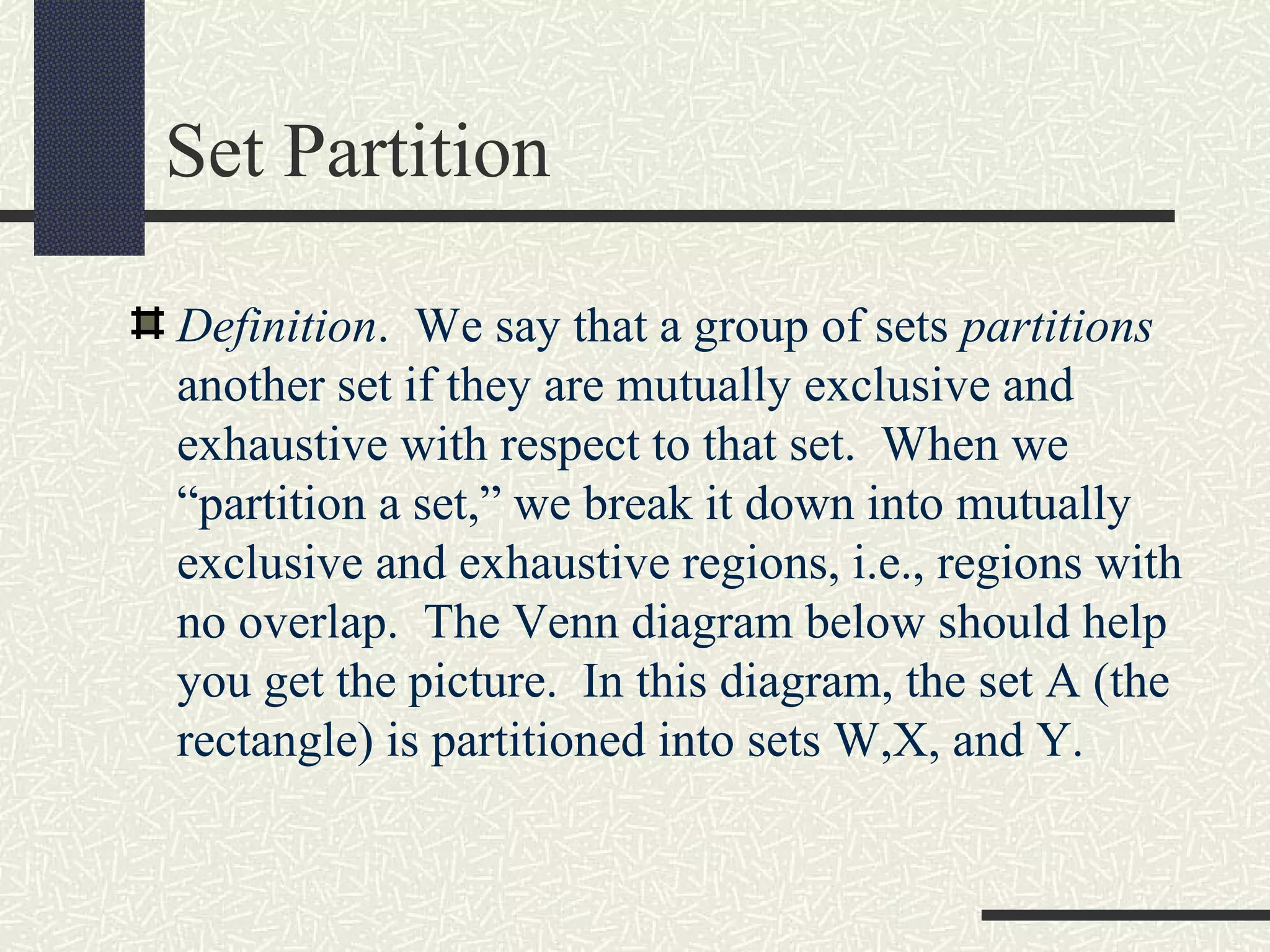 Introduction to set theory | PPT