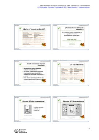 XXVI Jornades Tècniques Esterilització 2011. Esterilització i medi ambient
XXVI Jornadas Técniques Esterilización 2011. Esterilización y medio ambiente

6

 
