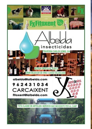 col·laboracions
FESTES MAJORS I PATRONALS
50 CARCAIXENT2014
 