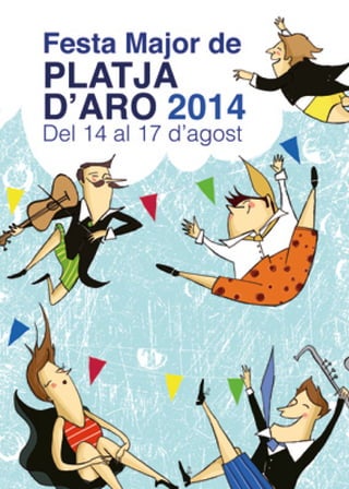 AGENDA FIESTA MAYOR PLATJA DE ARO 2014