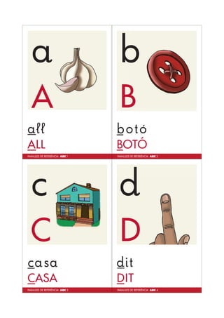 PARAULES DE REFERÈNCIA ABC 1 
PARAULES DE REFERÈNCIA ABC 3 
PARAULES DE REFERÈNCIA ABC 2 
PARAULES DE REFERÈNCIA ABC 4 
 