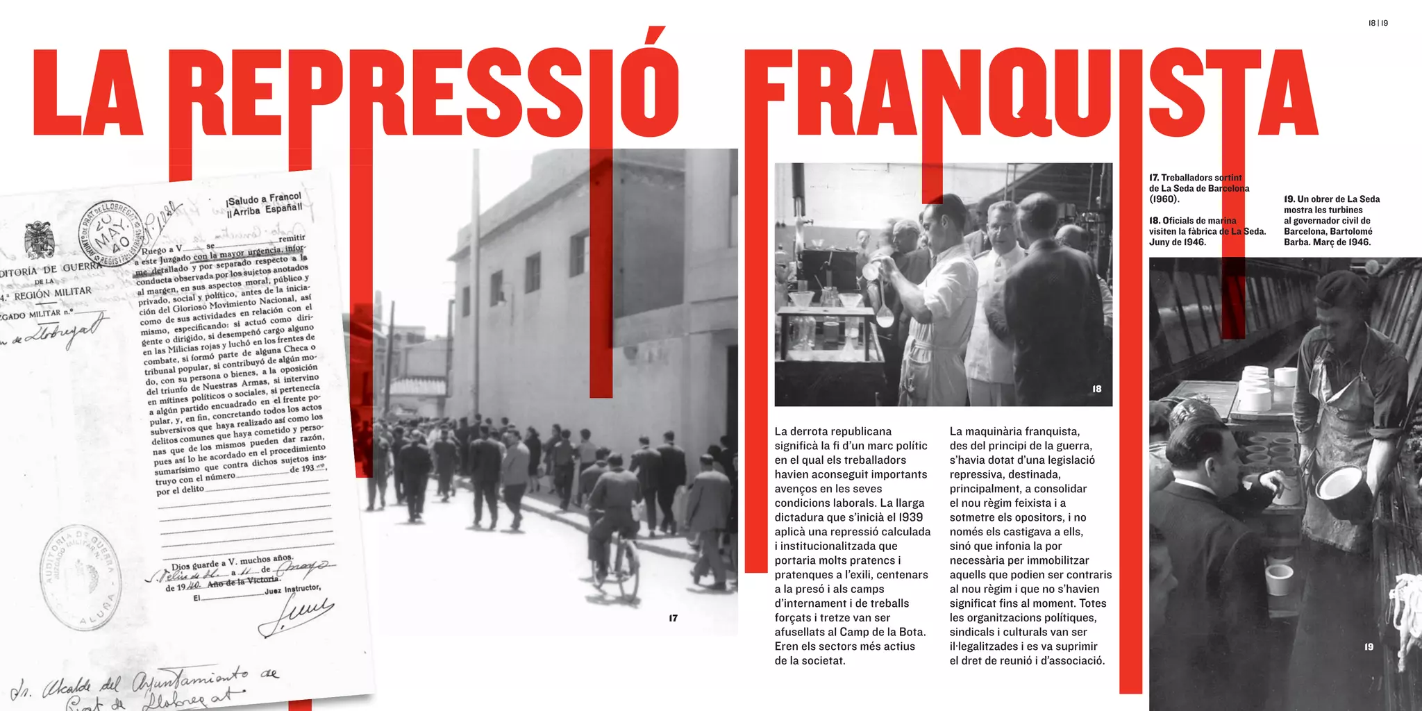 Catàleg exposició Lluita i treball. El moviment obrer al Prat 1917-1978