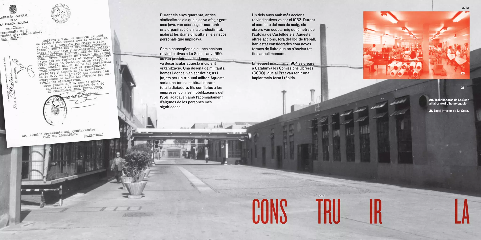 Catàleg exposició Lluita i treball. El moviment obrer al Prat 1917-1978