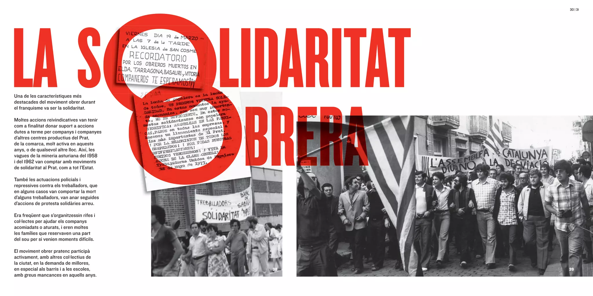 Catàleg exposició Lluita i treball. El moviment obrer al Prat 1917-1978