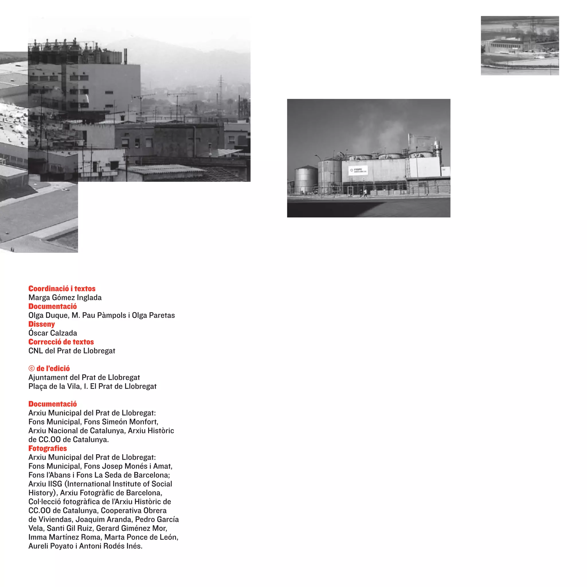 Catàleg exposició Lluita i treball. El moviment obrer al Prat 1917-1978