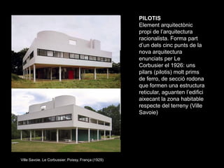 PILOTIS
                                                     Element arquitectònic
                                       ...