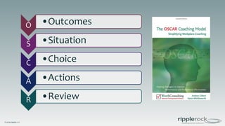 © 2019 ripplerock
O •Outcomes
S •Situation
C •Choice
A •Actions
R •Review
 