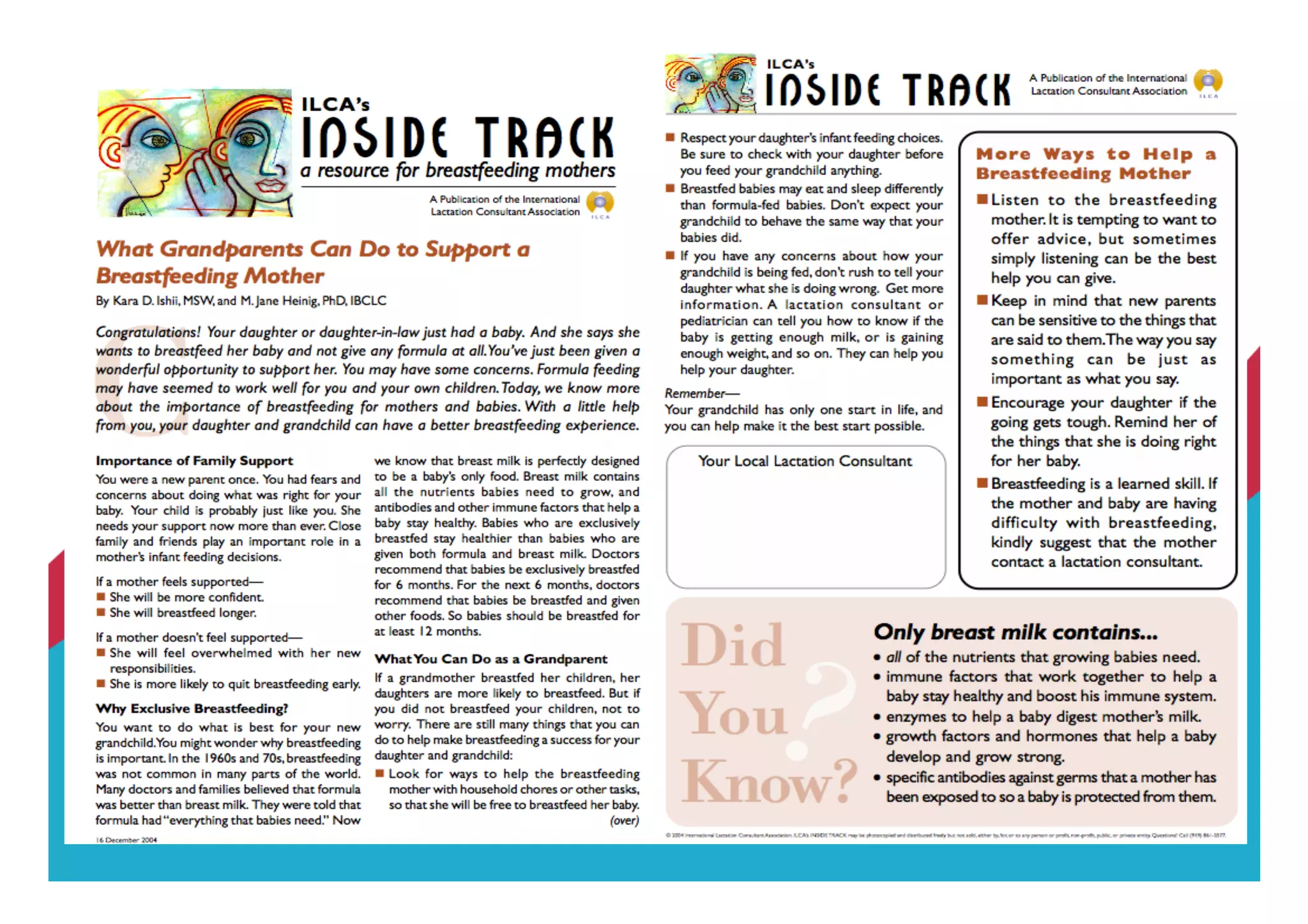 •! breastfeeding + grandparentsで検索してみる
と、たくさんパンフレットがある
•! 英語だけど・・・・・・。
でもがんばろう！！
 