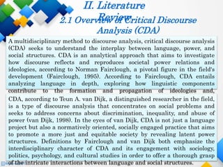Body language in Al-Naml Surah: A Critical Discourse Analysis | PPSX