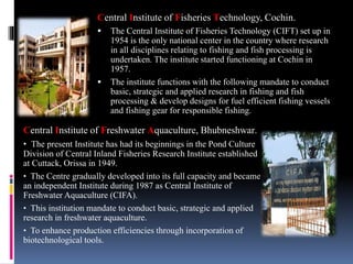 Important Agricultural Institutes | PPTX
