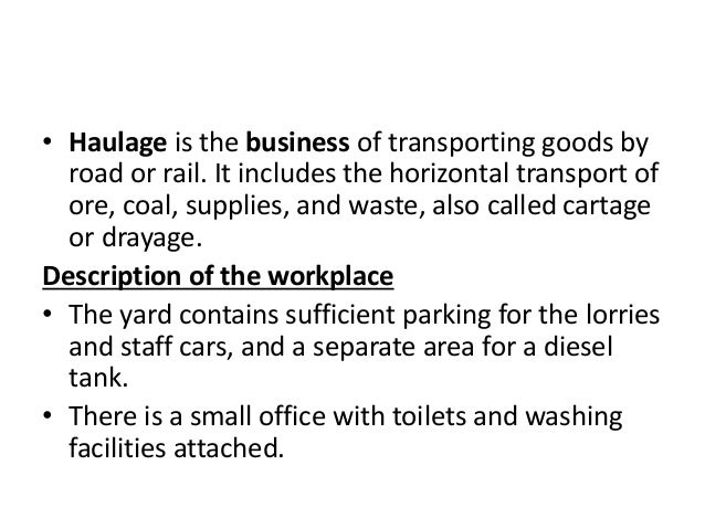 Risk Assessment In A Workplace Transport Risk Assessment For A Road