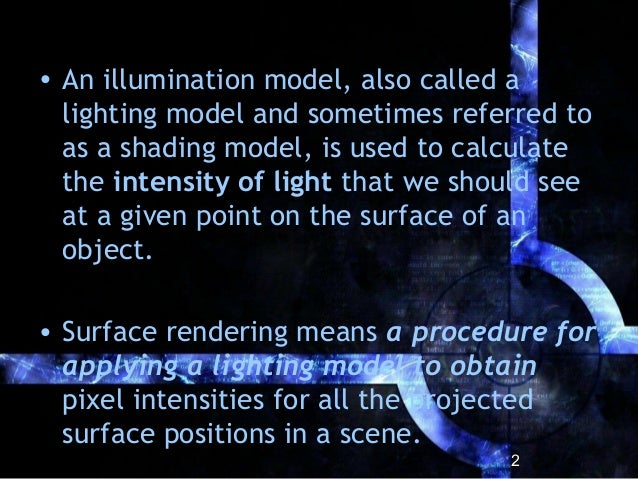 Lighting Models In Computer Graphics - FerisGraphics