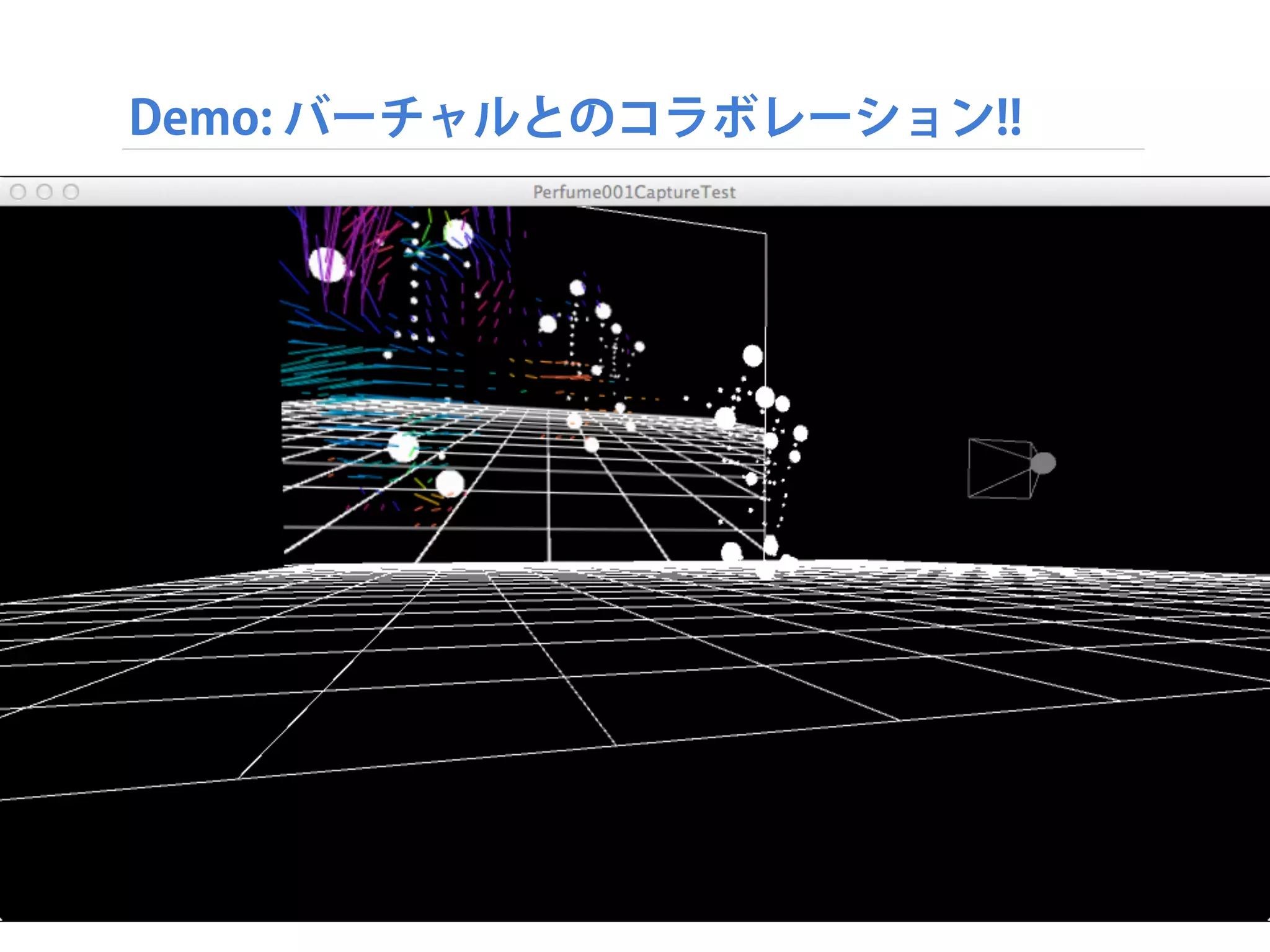 Demo: バーチャルとのコラボレーション!!
 