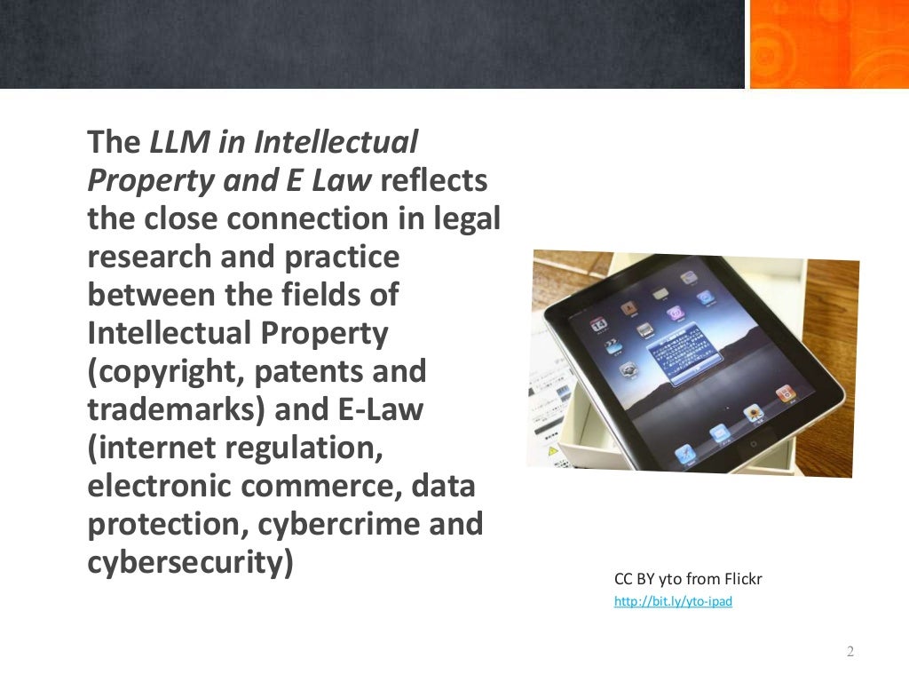 LLM in Intellectual Property and E Law