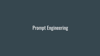 Prompt Engineering
 