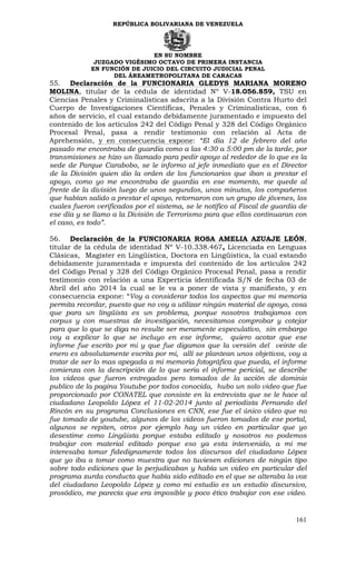 Sentencia contra Leopoldo López