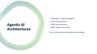 LLMs for Engineers, Agentic AI Applications and Architecture | PDF