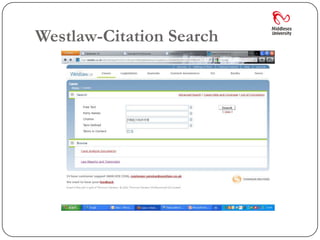 Westlaw-Citation Search
 