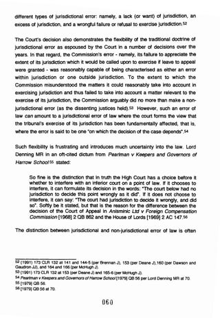 DOCTRINE OF EXTENDED JURISDICTIONAL ERROR IN AUSTRALIA: MASTER OF LAWS (LLM) THESIS Slide 76