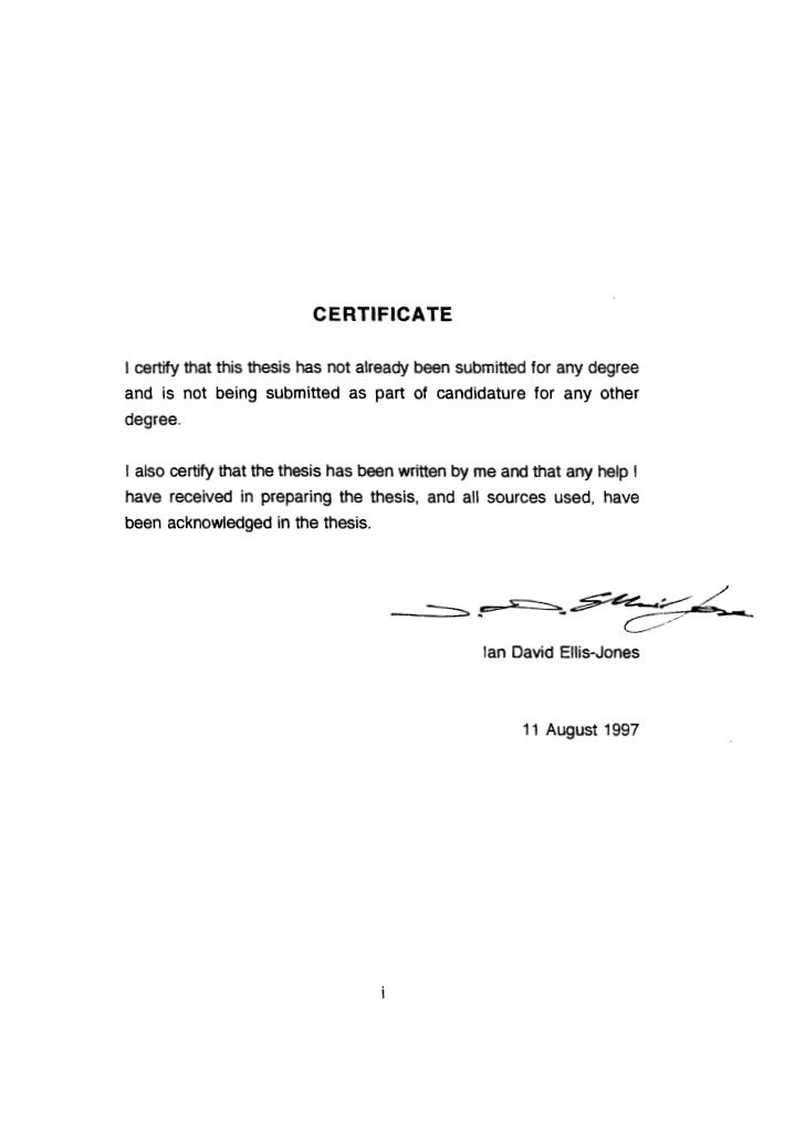 Master thesis visa australia