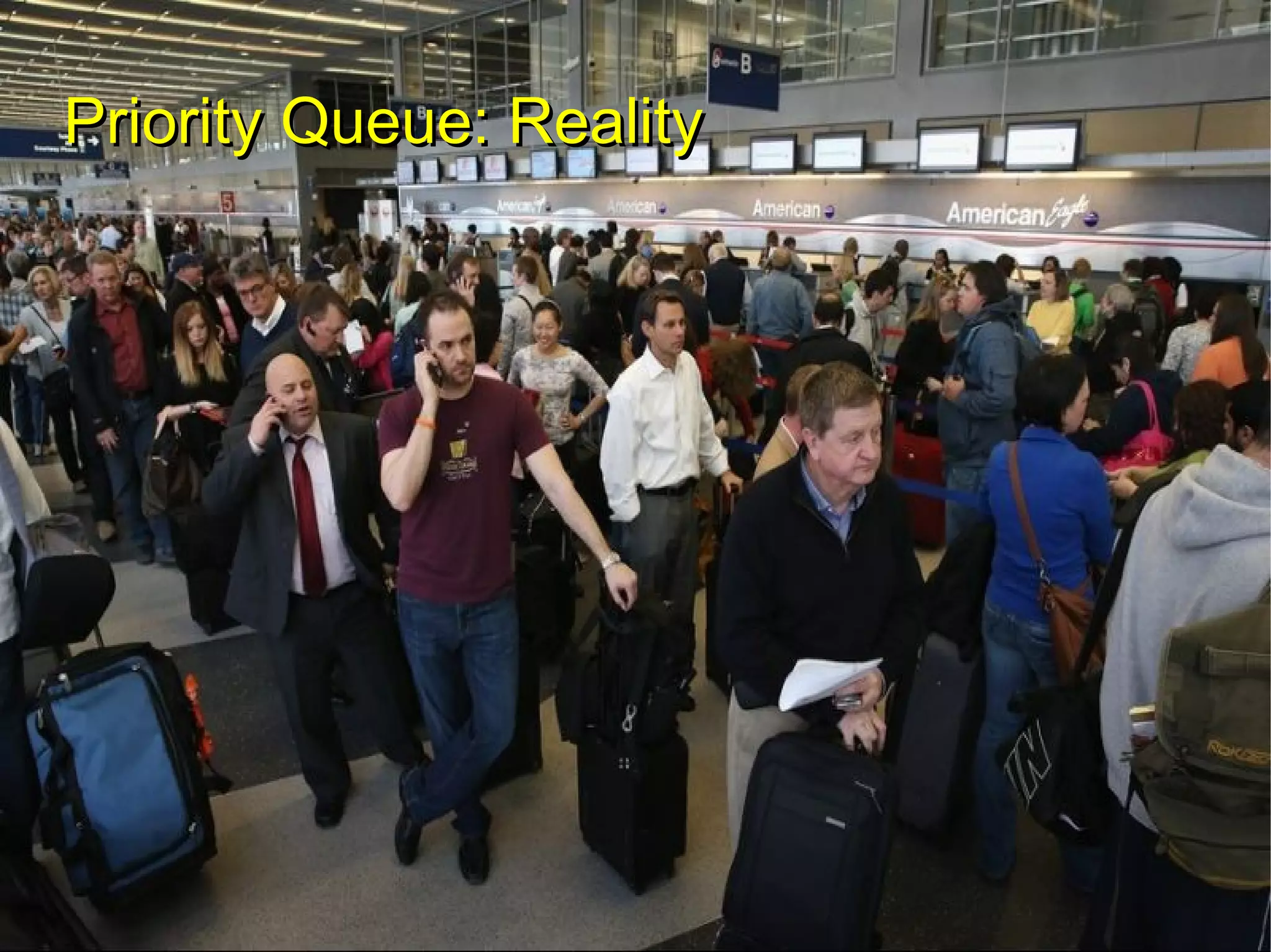 Priority Queue: RealityPriority Queue: Reality
 