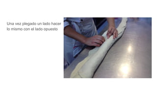 Una vez plegado un lado hacer
lo mismo con el lado opuesto
 