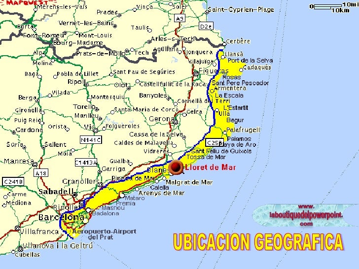 Distance Entre Lloret De Mar Et Tossa De Mar