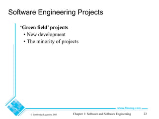 Slides for Chapter 1: Software and Software Engineering; | PPT