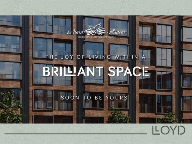 e-brosur Apartemen Lloyd Alam Sutera | PPT