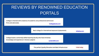 Top Law College in Delhi NCR and Noida - BALLB and LLB | PPTX