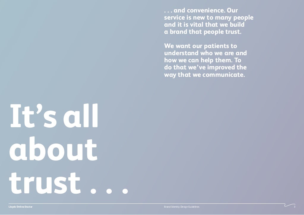 Lloyds Online Doctor Ireland Brand Guidelines August 2013