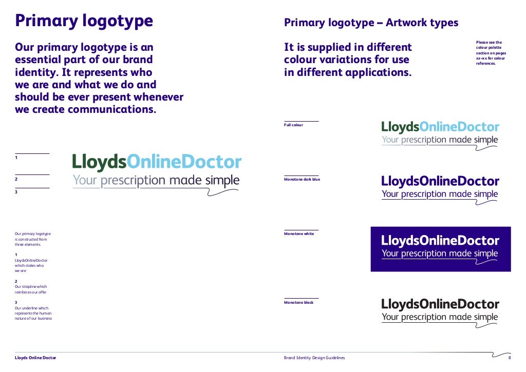 Lloyds Online Doctor Ireland Brand Guidelines August 2013