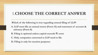 True Form Llp Understanding Limited Liability Partnership (LLP) Compliance and ...