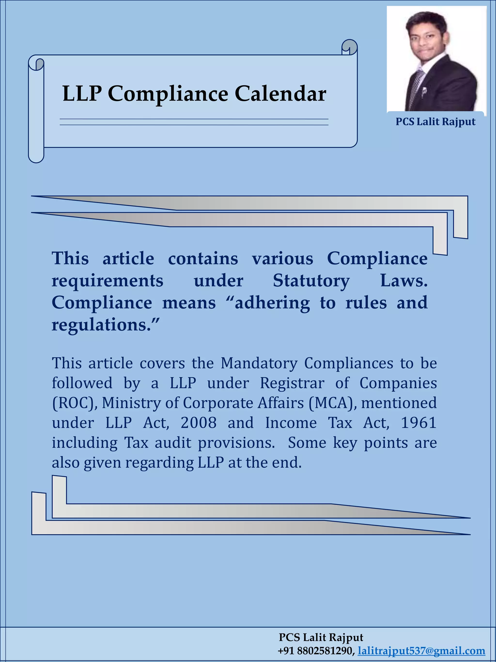 Llp Compliance Calendar 2026 List Of Fayina Leslie Llp Compliance Calendar 2026 List Of Fayina Leslie