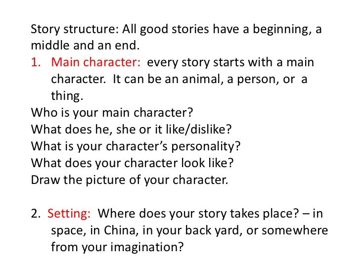 Howto write a story