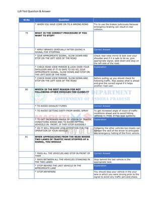 Llr test english_totalquestions | PDF