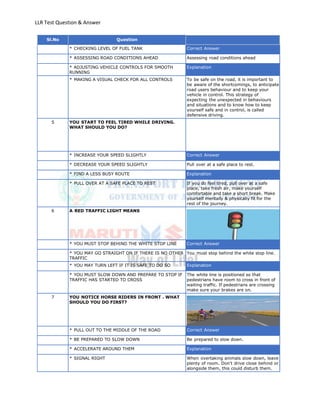 Llr test english_totalquestions | PDF