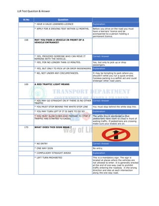Llr test english_totalquestions | PDF